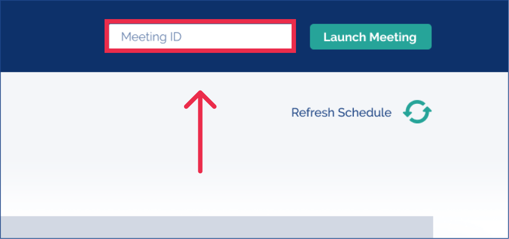 Meeting ID Field